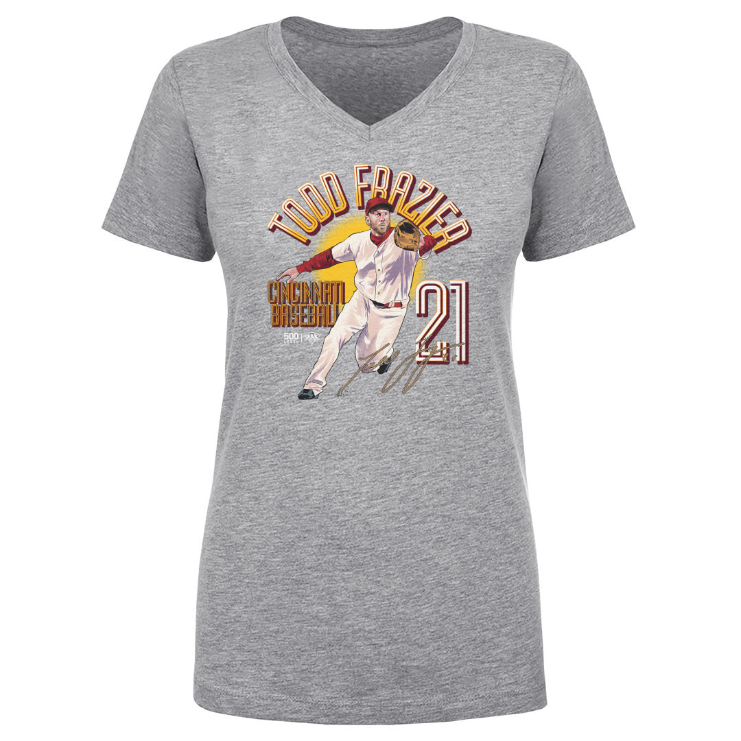 Todd Frazier Cincinnati Name Arc WHT