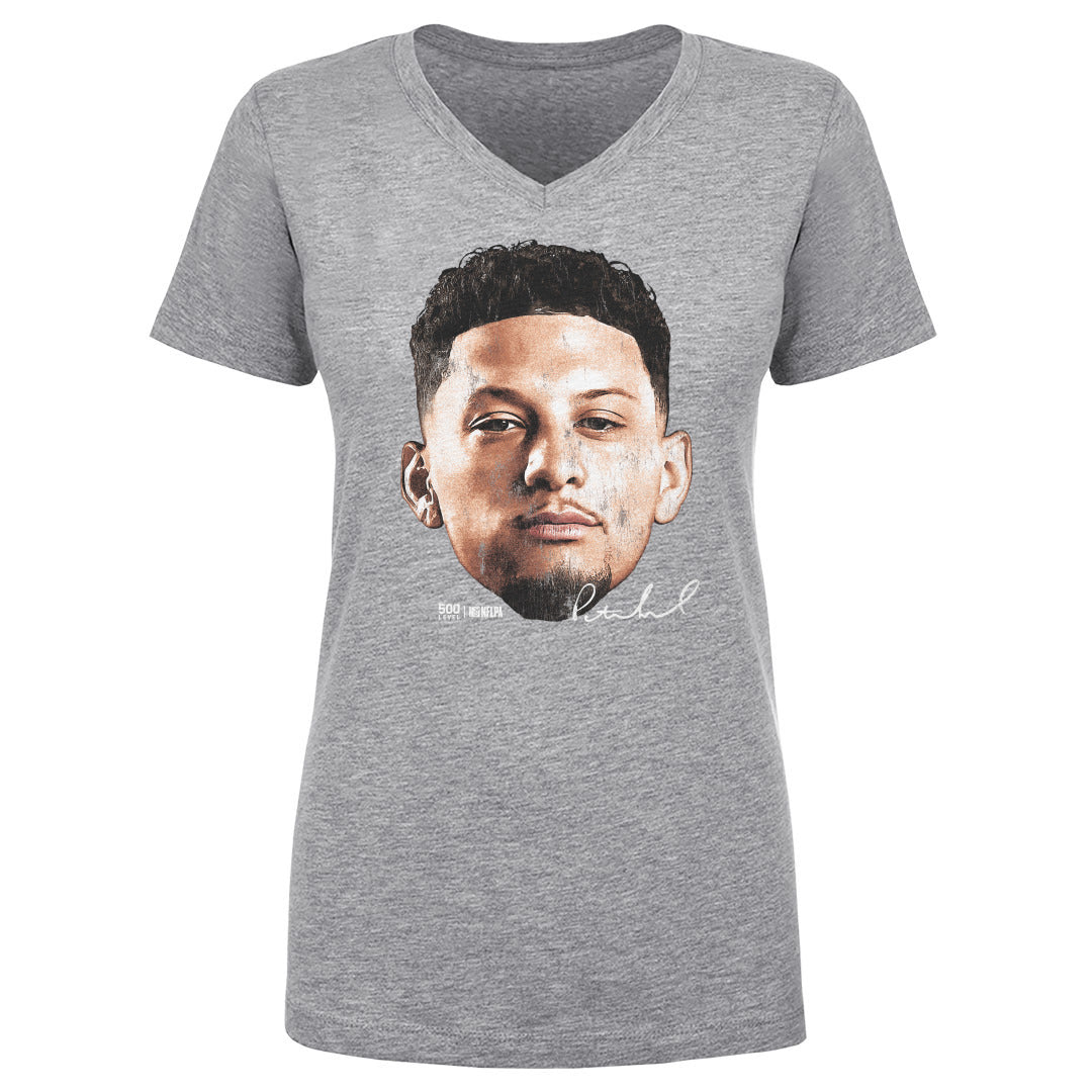 Patrick Mahomes Kansas City Vintage Head WHT