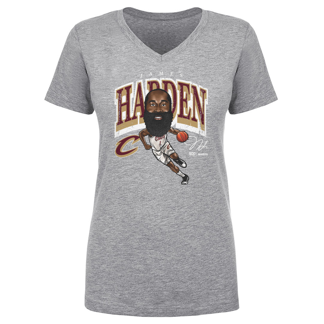 James Harden Cleveland Cavaliers Cartoon WHT