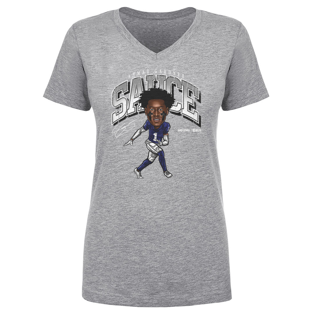 Sauce Gardner Indianapolis Cartoon WHT