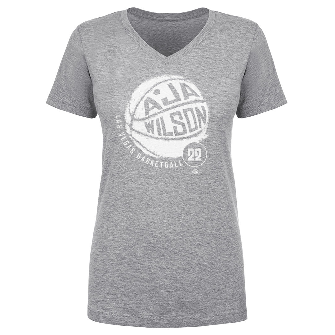 A'ja Wilson Las Vegas Basketball WHT