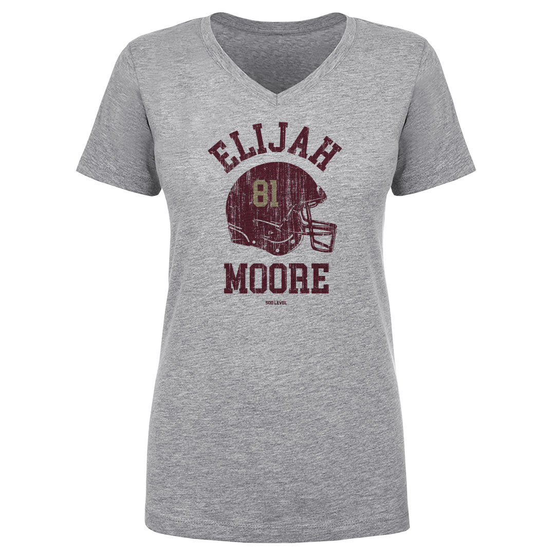 Elijah Moore College Helmet Font