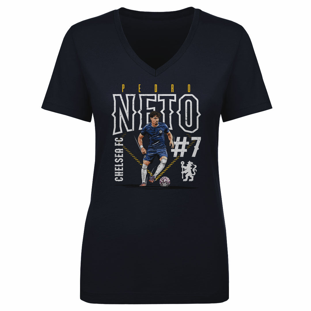 Pedro Neto Chelsea FC Outline Number WHT
