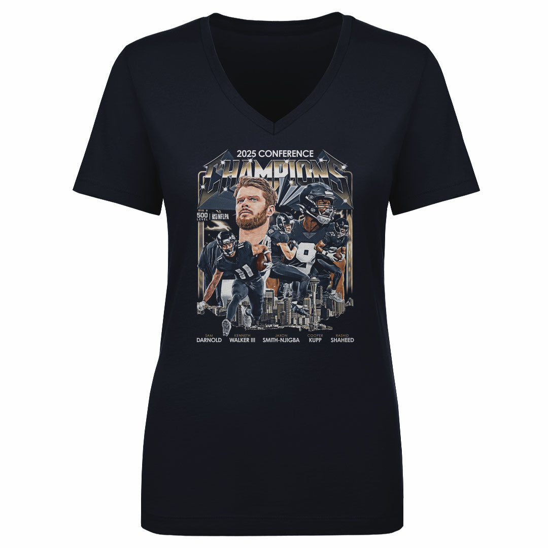 Seattle Football 2025 Conference Champions Vintage WHT
