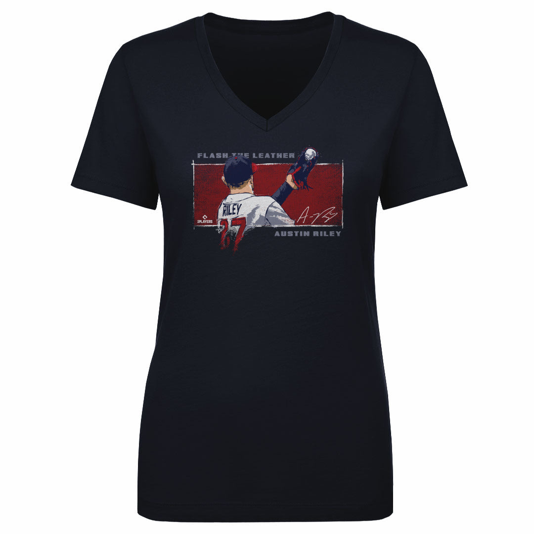 Austin Riley Atlanta Flash The Leather WHT