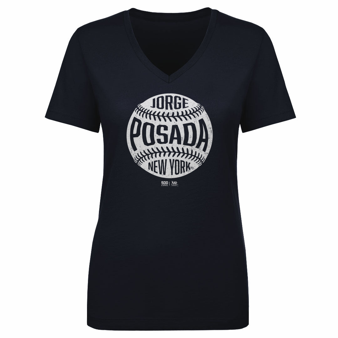 Jorge Posada New York Y Vintage Baseball WHT