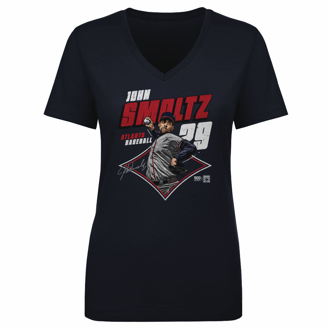 John Smoltz Atlanta Diamond WHT