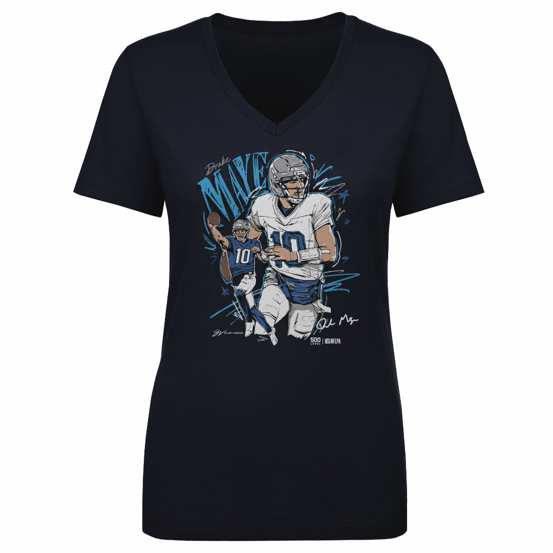 Drake Maye New England Scribble WHT