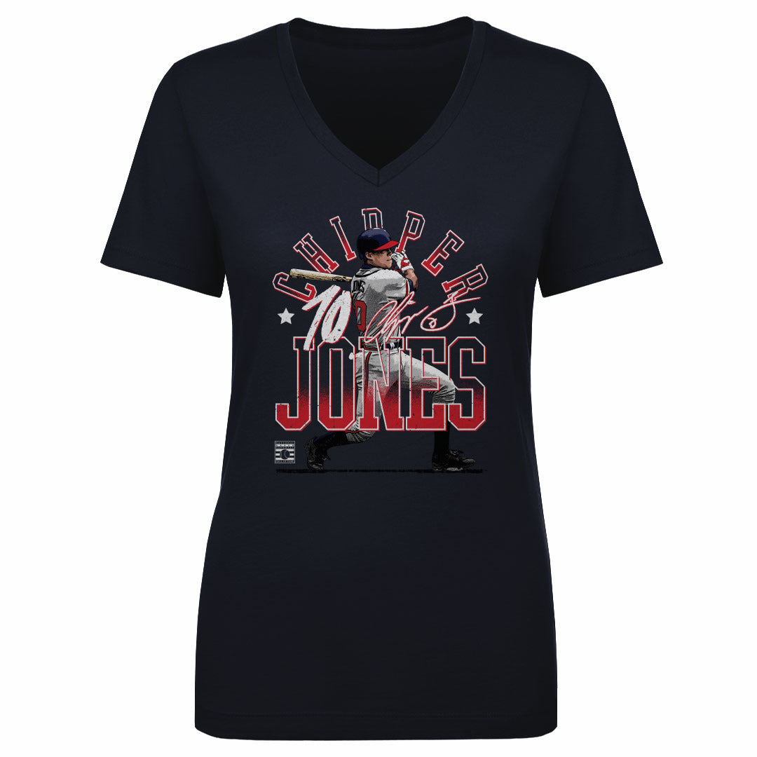 Chipper Jones Atlanta Arch WHT