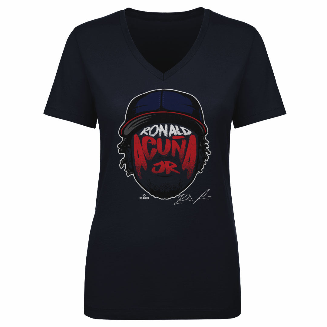 Ronald Acuna Jr. Player Silhouette WHT