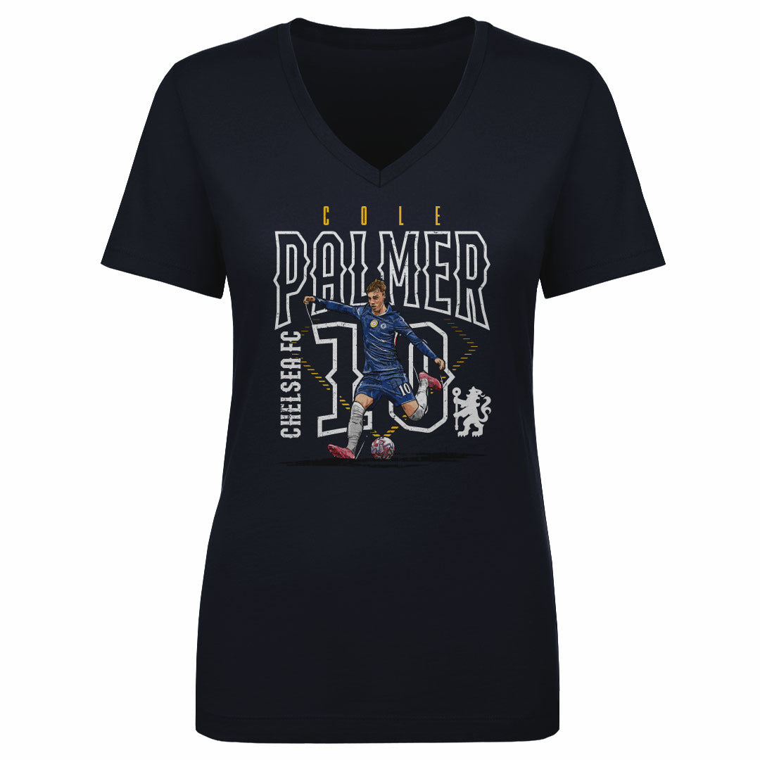 Cole Palmer Chelsea FC Outline Number WHT