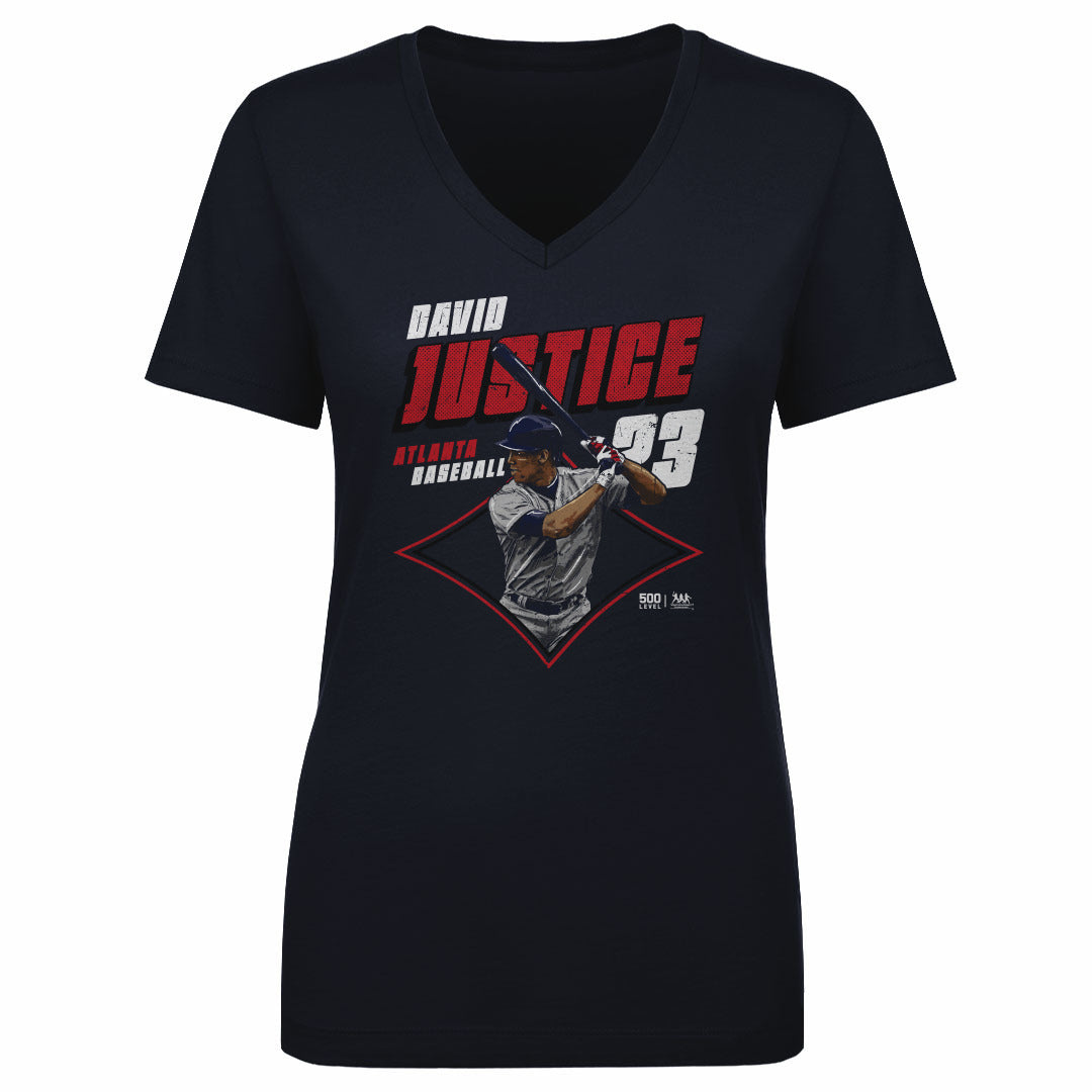 David Justice Atlanta Diamond WHT