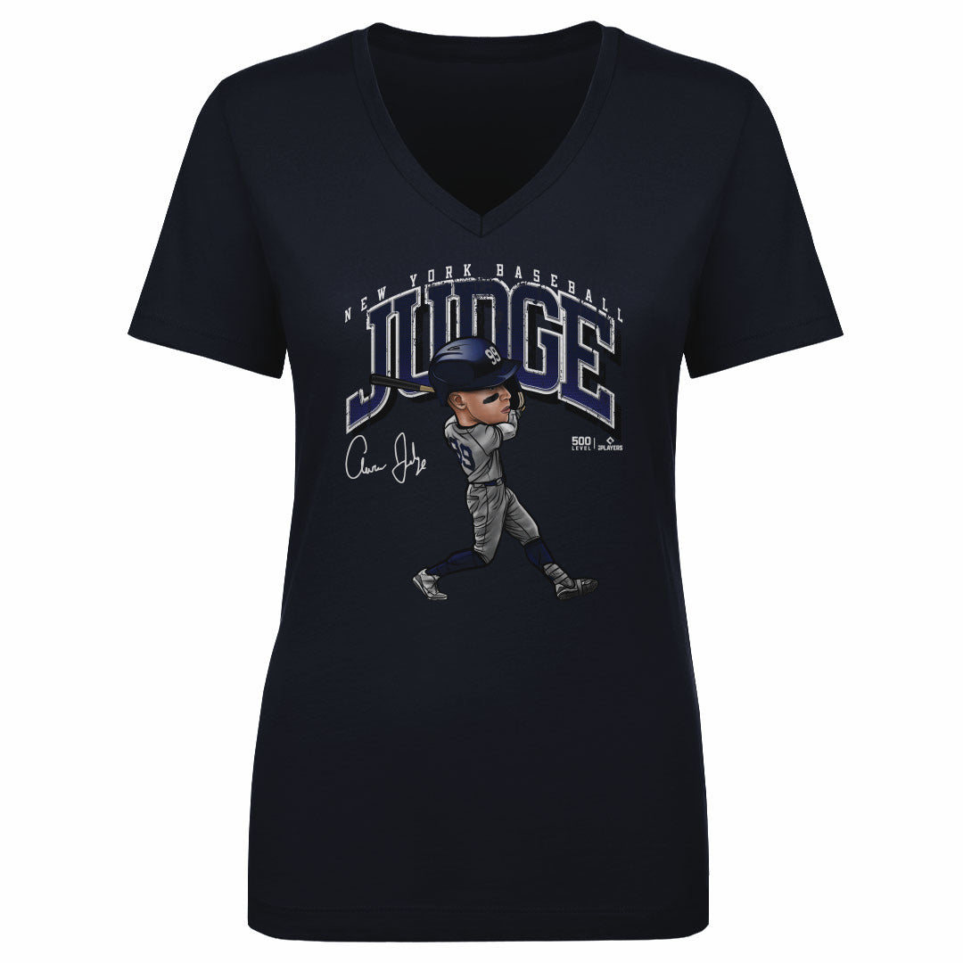 Aaron Judge New York Y Cartoon WHT