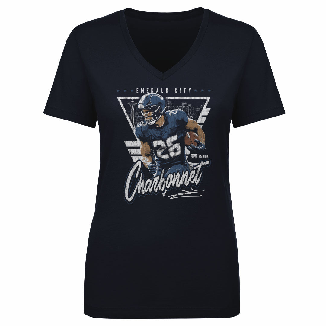 Zach Charbonnet Seattle Triangle Retro WHT