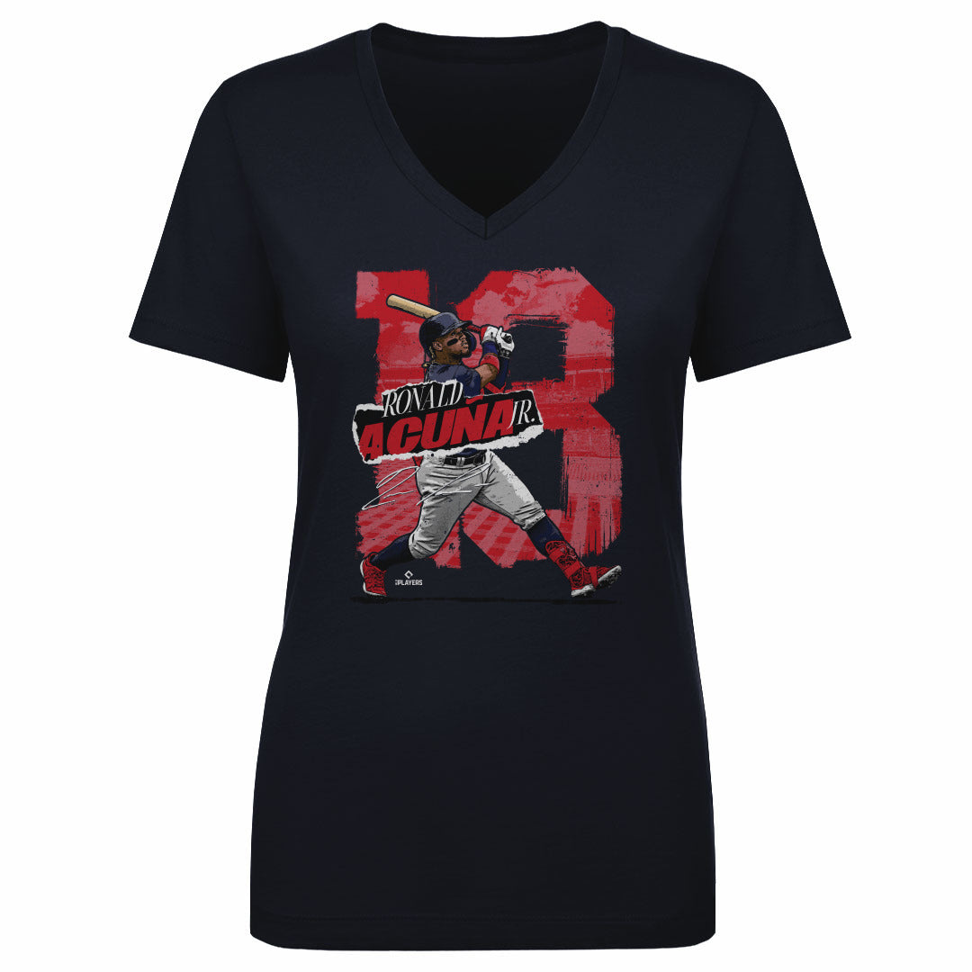 Ronald Acuna Jr. Atlanta Rough WHT
