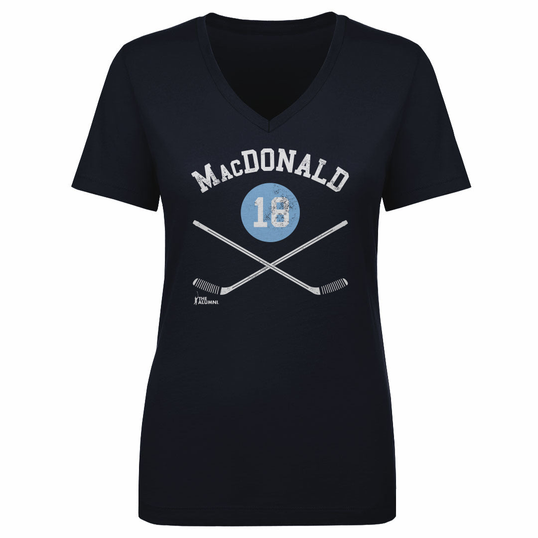 Lowell MacDonald Pittsburgh 18 Sticks WHT