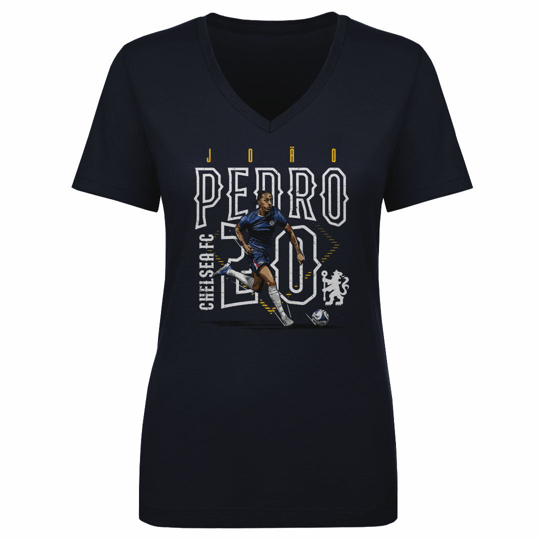 Joao Pedro Chelsea FC Outline Number WHT