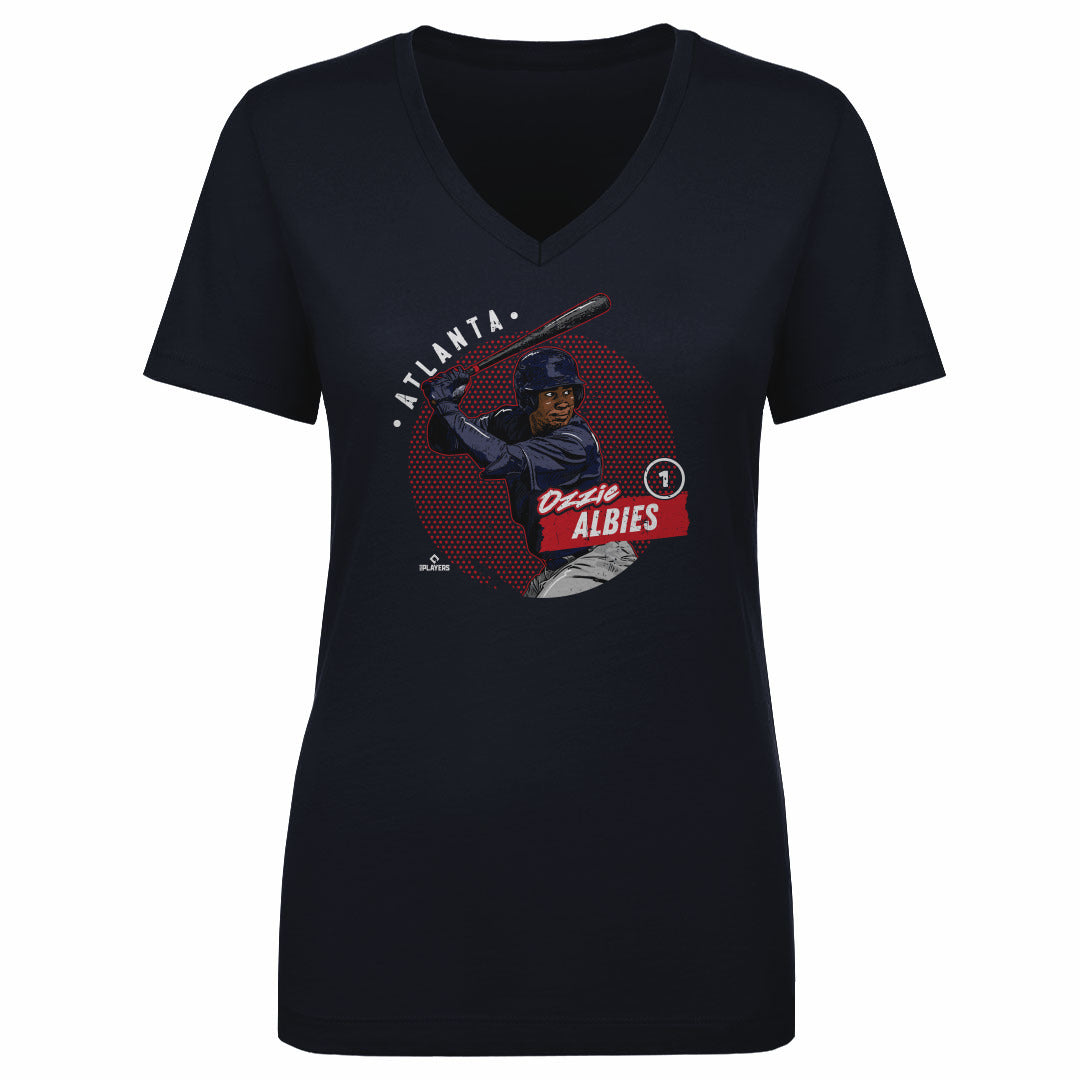 Ozzie Albies Atlanta Dots WHT