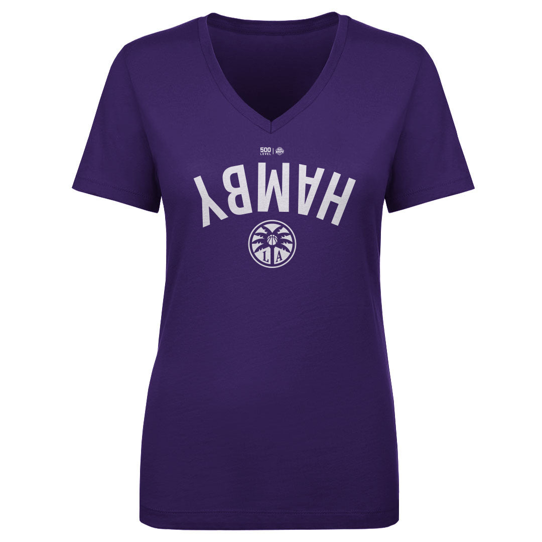 Dearica Hamby Los Angeles Sparks Invert WHT
