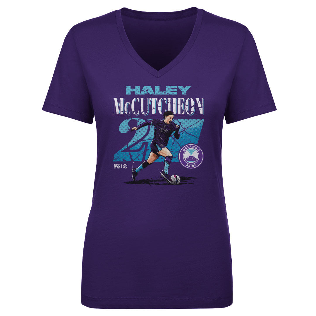Haley McCutcheon Orlando Pride Cracked Number WHT