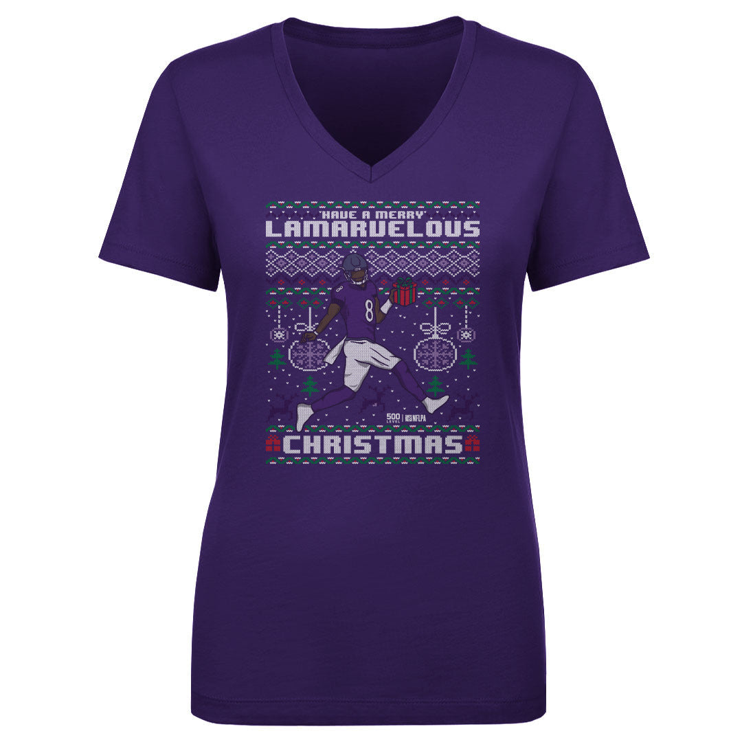 Lamar Jackson Baltimore Ugly Sweater WHT