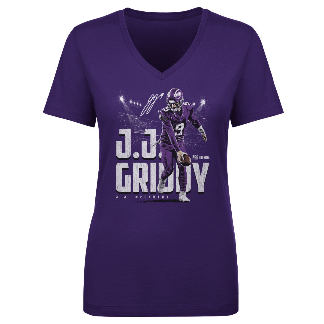 J.J. McCarthy Minnesota Griddy WHT