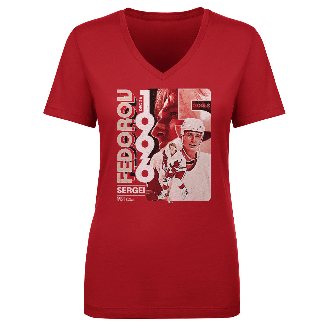 Sergei Fedorov Detroit 5 Goal Game 1996 WHT