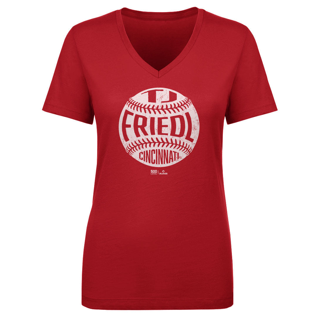 TJ Friedl Cincinnati Vintage Baseball WHT