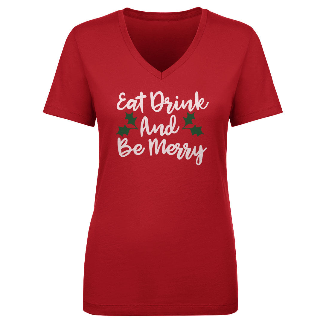 Christmas Eat Drink And Be Merry WHT