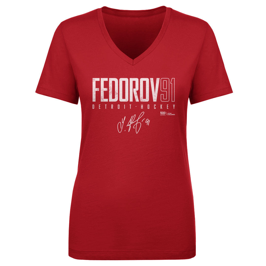 Sergei Fedorov Detroit Elite WHT