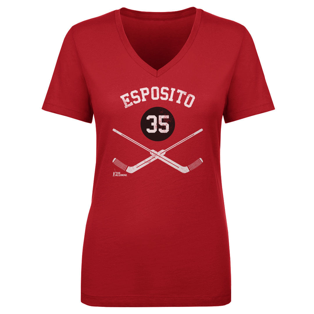 Tony Esposito Chicago 35 Goalie Sticks WHT