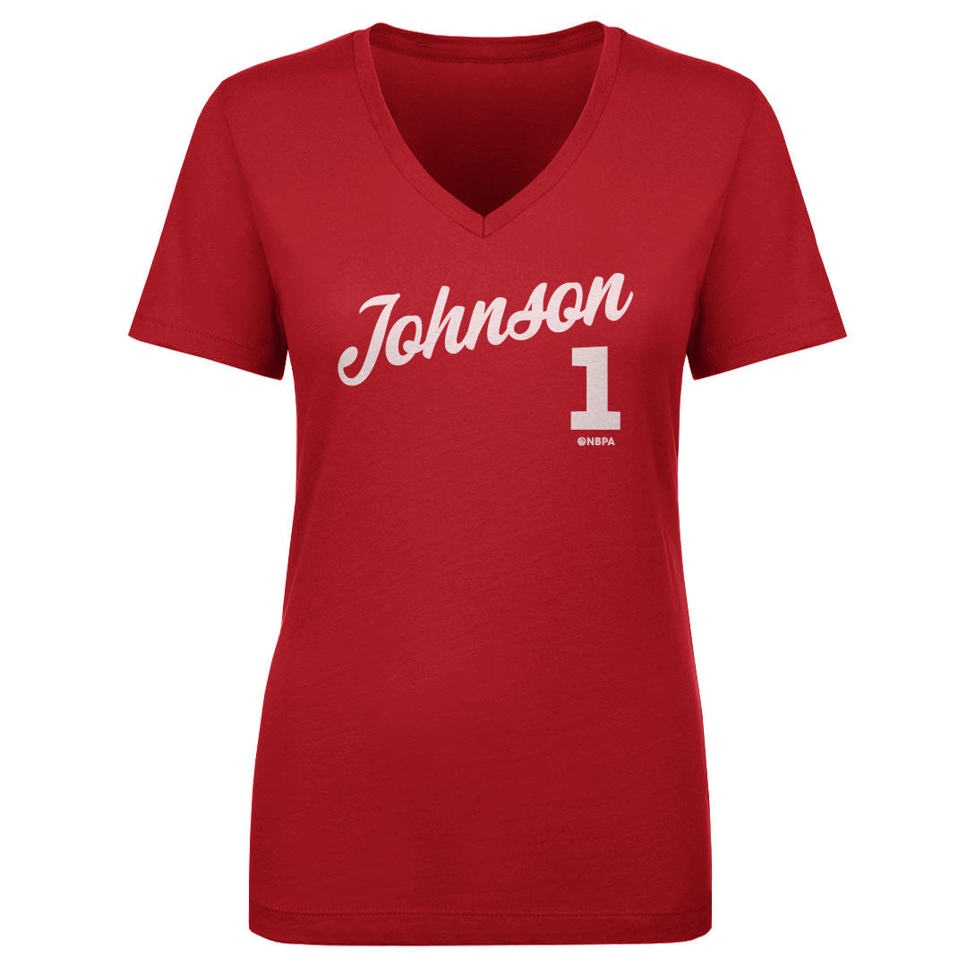 Jalen Johnson Atlanta Script WHT