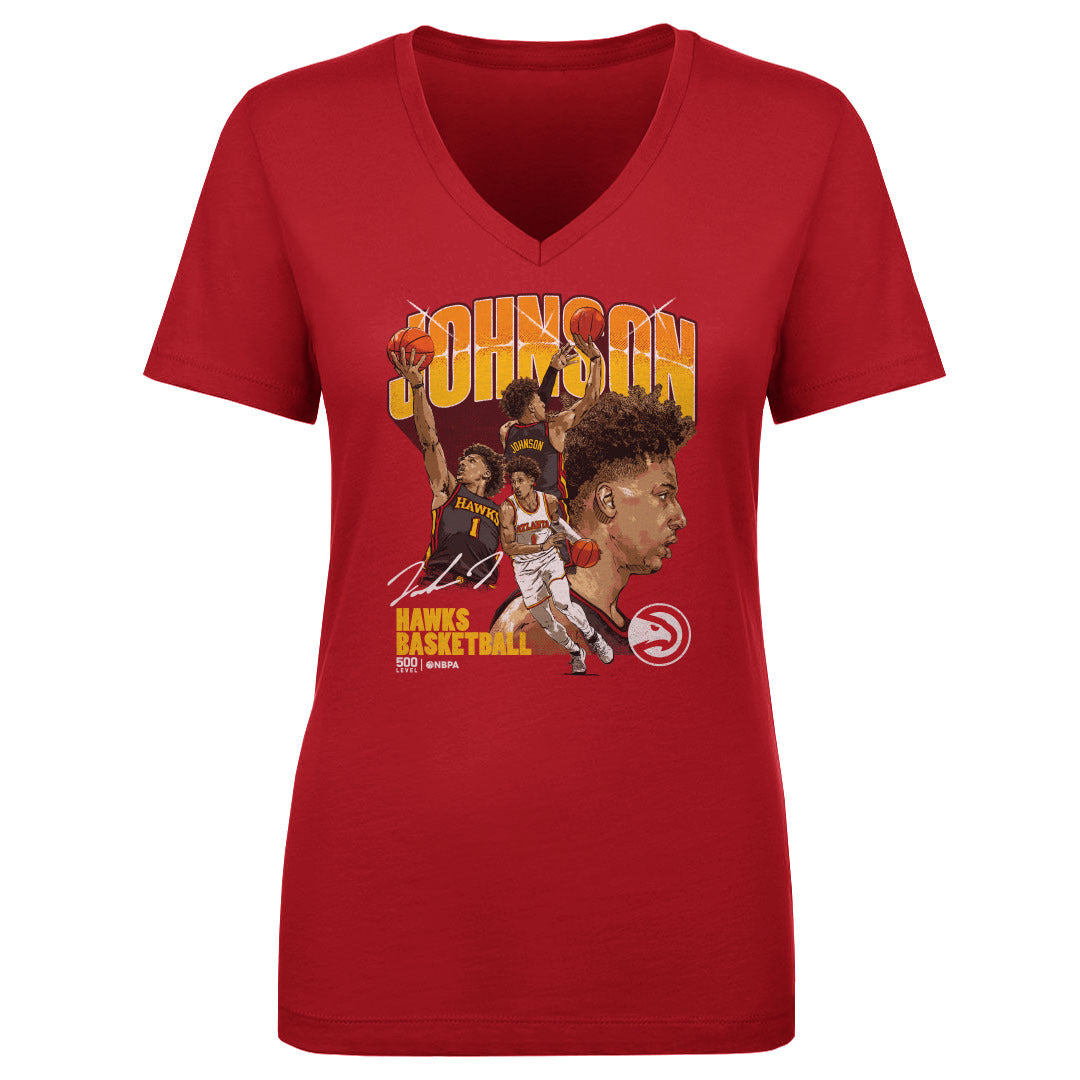 Jalen Johnson Atlanta Hawks Collage WHT