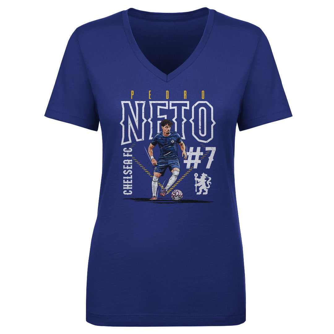 Pedro Neto Chelsea FC Outline Number WHT