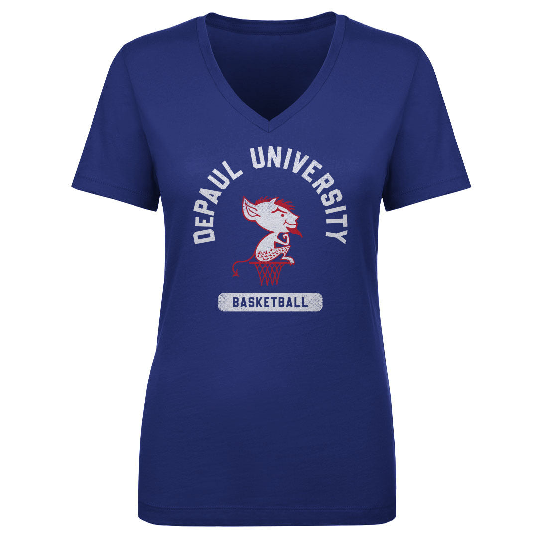 DePaul Blue Demons Mascot Basketball WHT