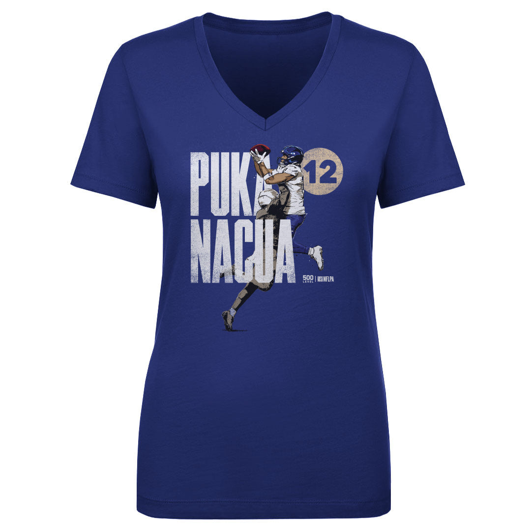Puka Nacua Los Angeles R Player Name WHT