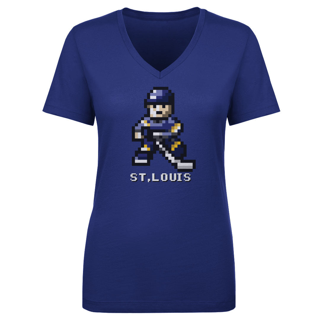 St. Louis Hockey 8-bit WHT