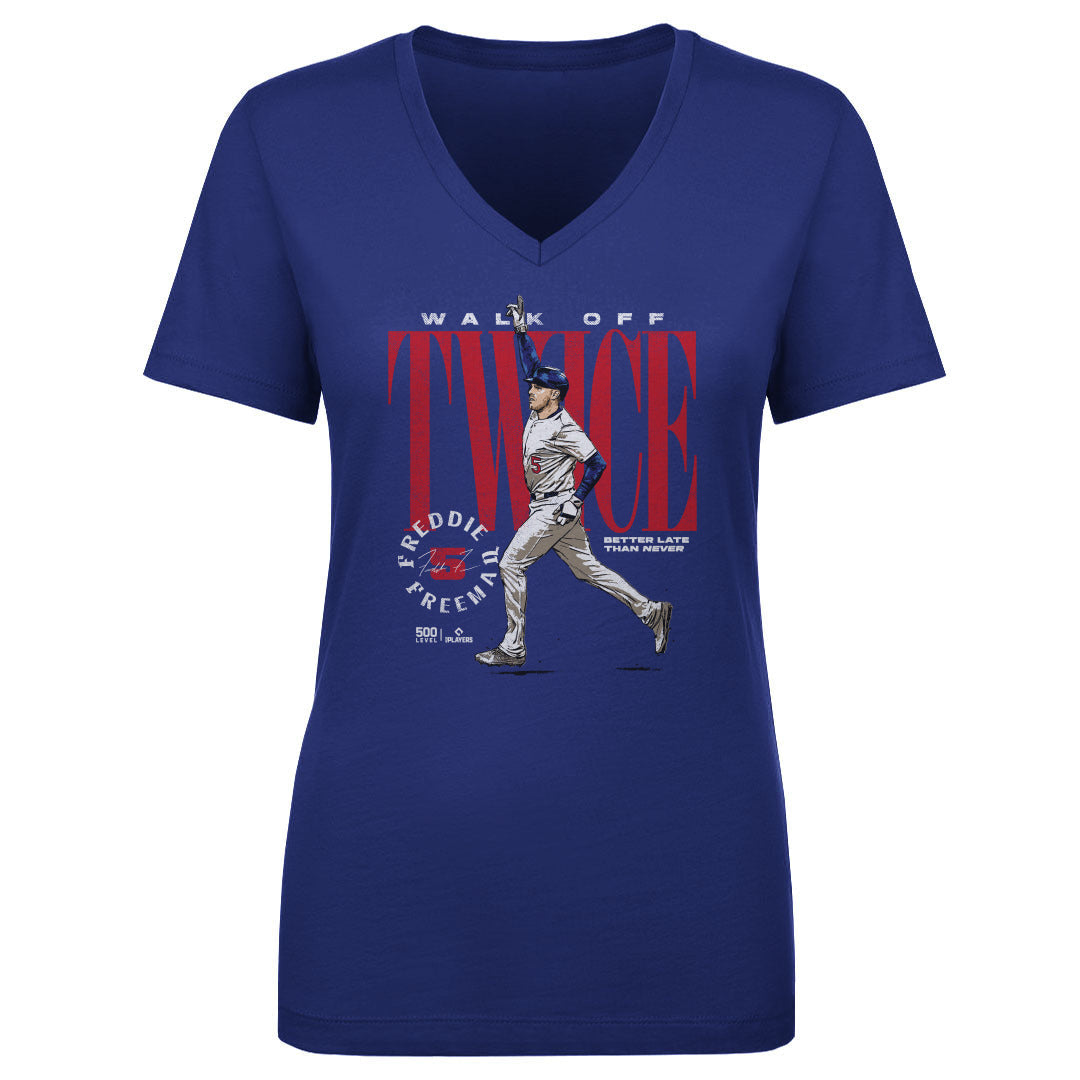 Freddie Freeman Los Angeles D Walk Off Twice WHT