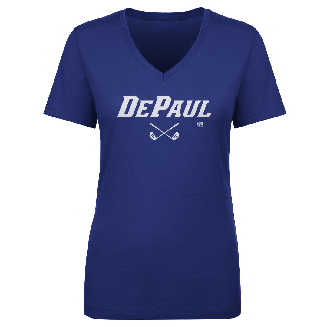 DePaul Blue Demons Golf Minimalist WHT