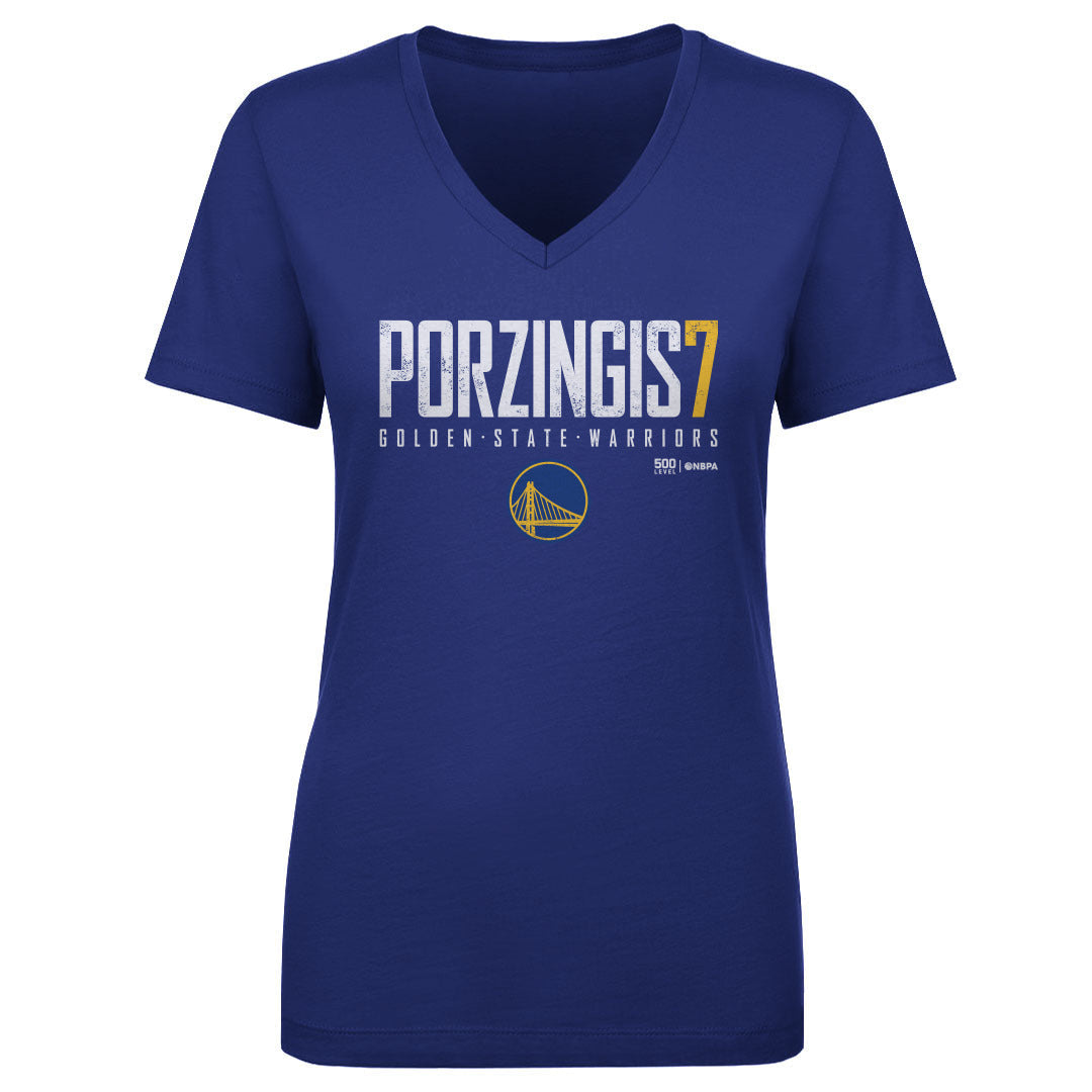 Kristaps Porzingis Golden State Warriors Elite WHT