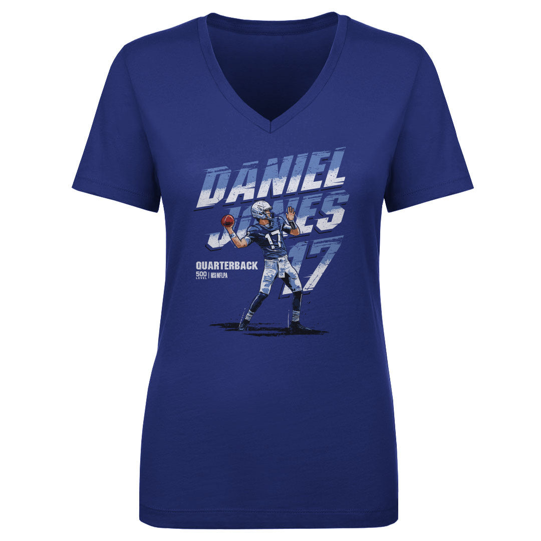 Daniel Jones Indianapolis Name Number WHT