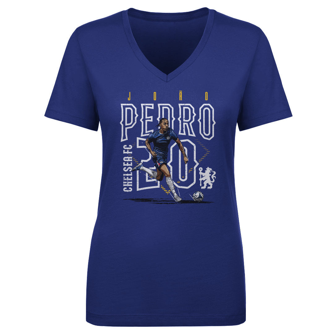 Joao Pedro Chelsea FC Outline Number WHT