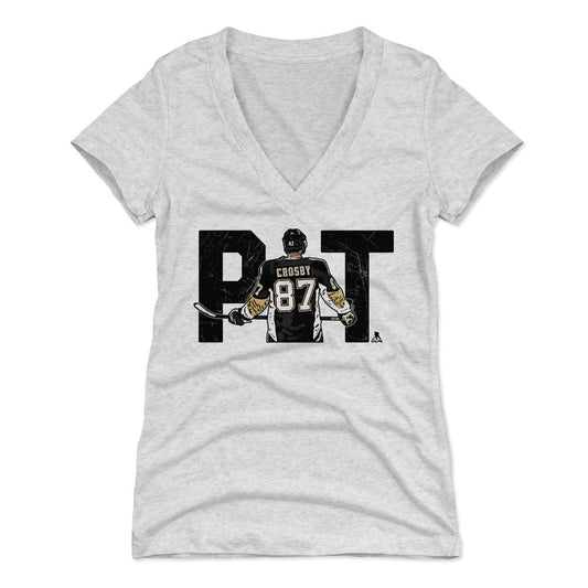 Sidney Crosby City K Womens V-Neck T Shirt 500 Level Officially Licensed Fan Gear