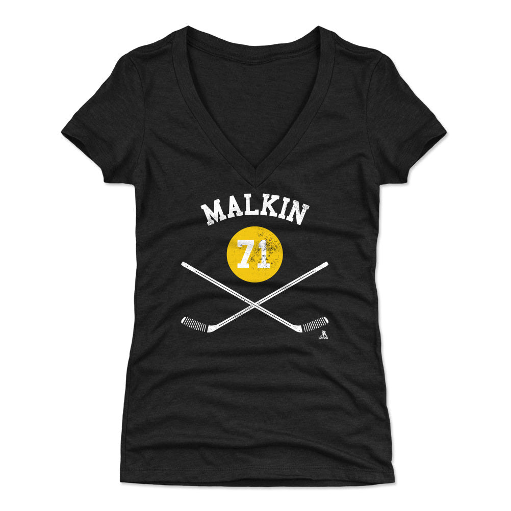 Evgeni Malkin Pittsburgh Sticks WHT