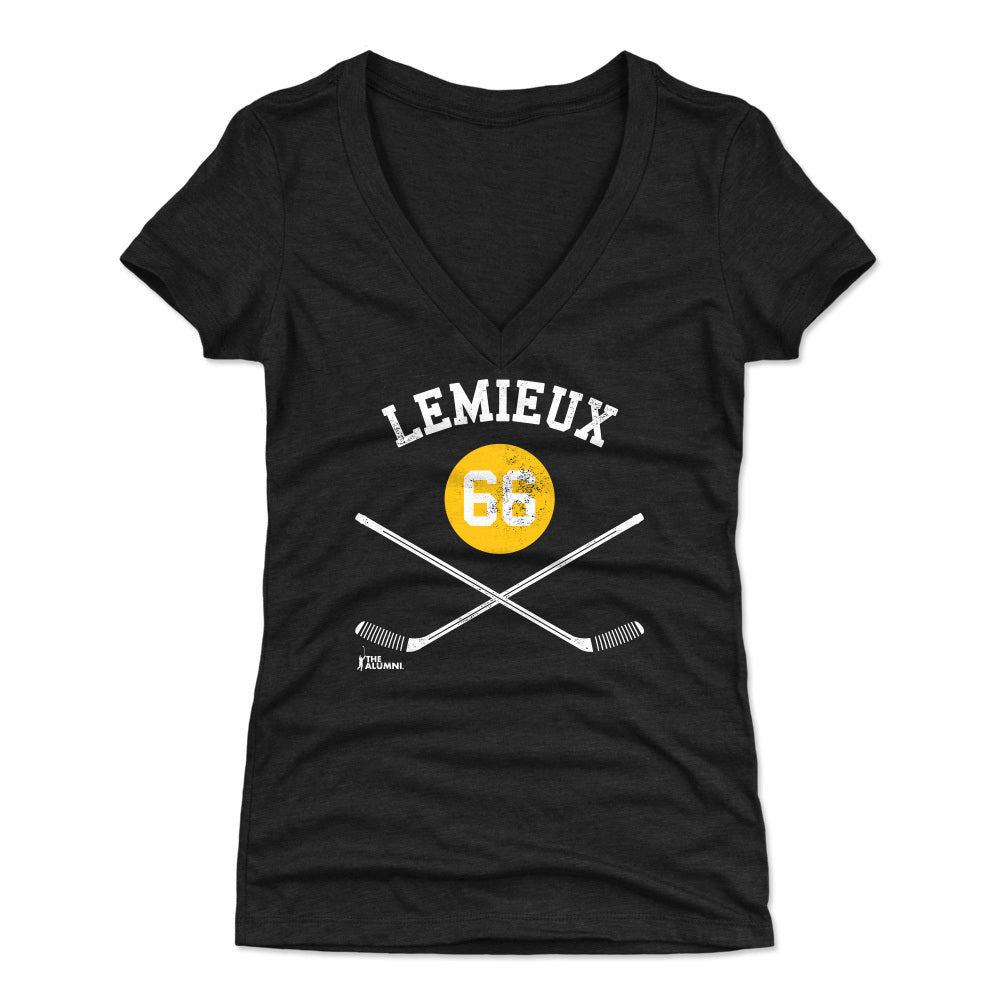 Mario Lemieux Pittsburgh 66 Sticks WHT