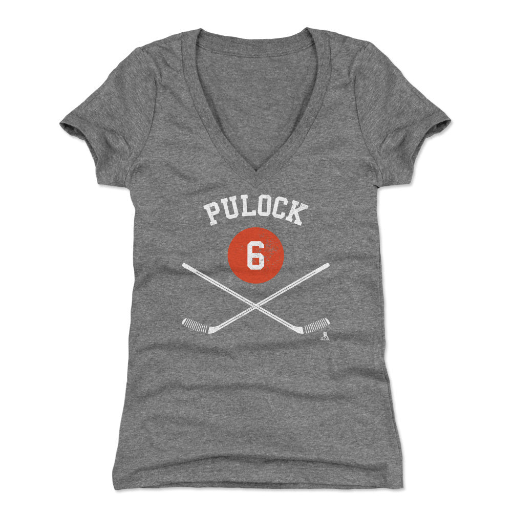 Ryan Pulock New York I Sticks WHT
