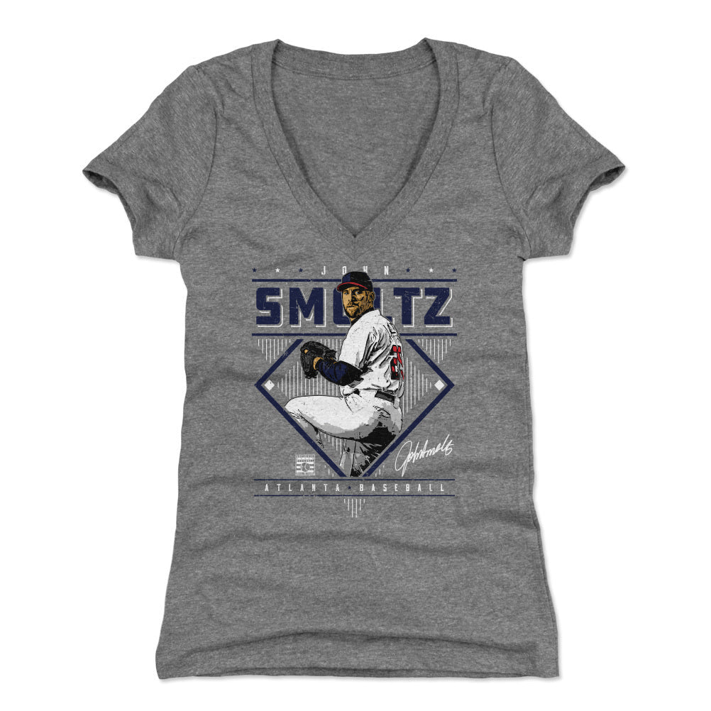 John Smoltz Atlanta Diamond Name WHT