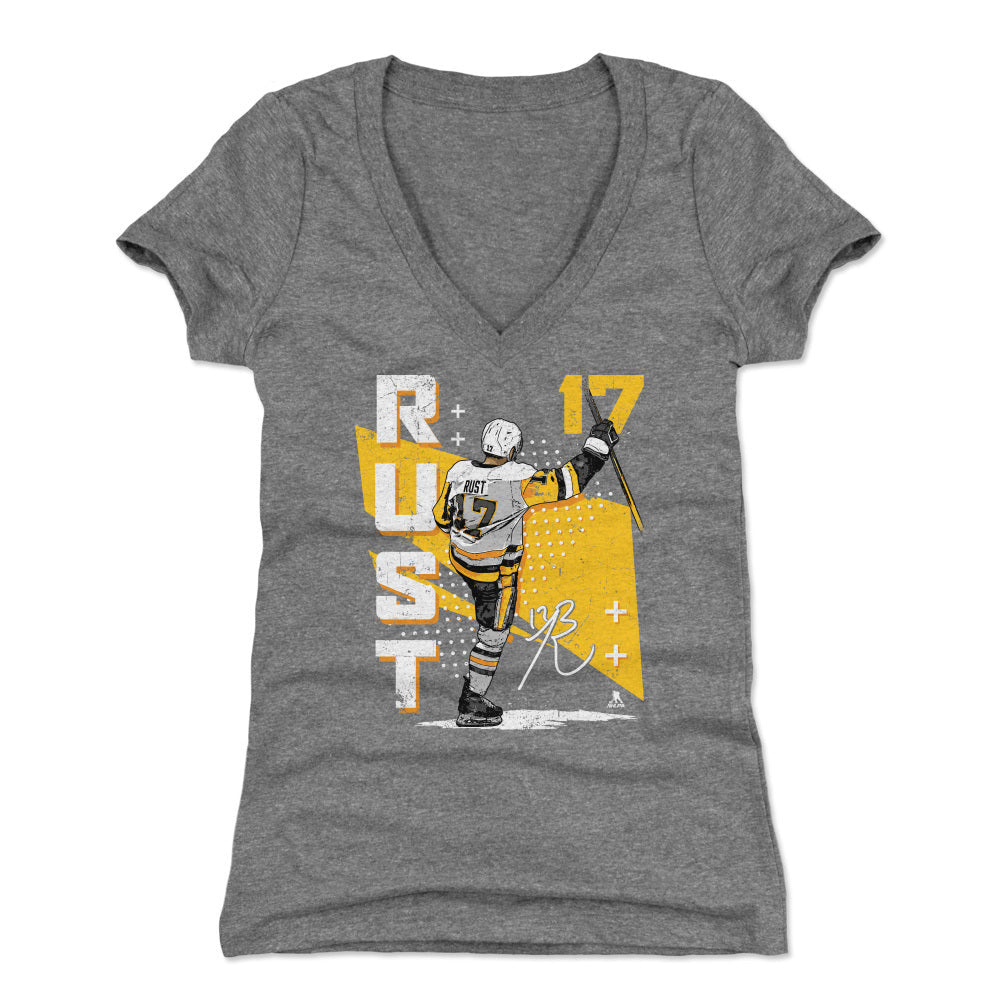 Bryan Rust Pittsburgh Vintage Retro WHT
