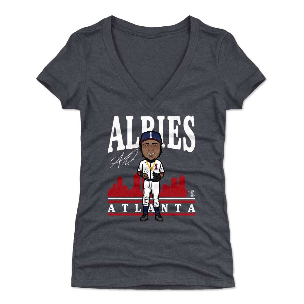 Ozzie Albies Toon R WHT