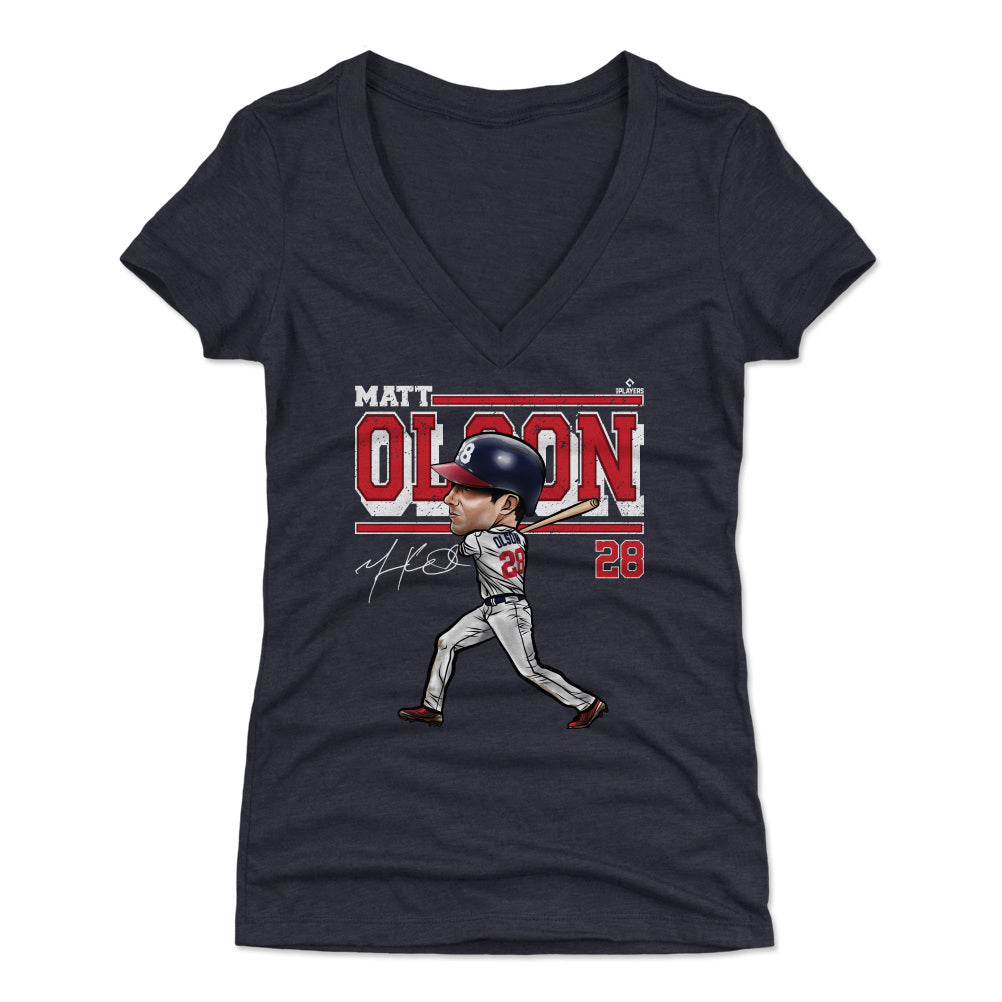 Matt Olson Atlanta Cartoon WHT
